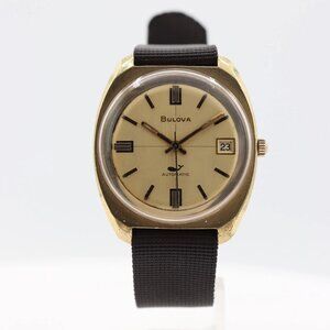 Vintage Bulova 3004 Sea King Crosshair Men's Automatic Wristwatch 11ANACD